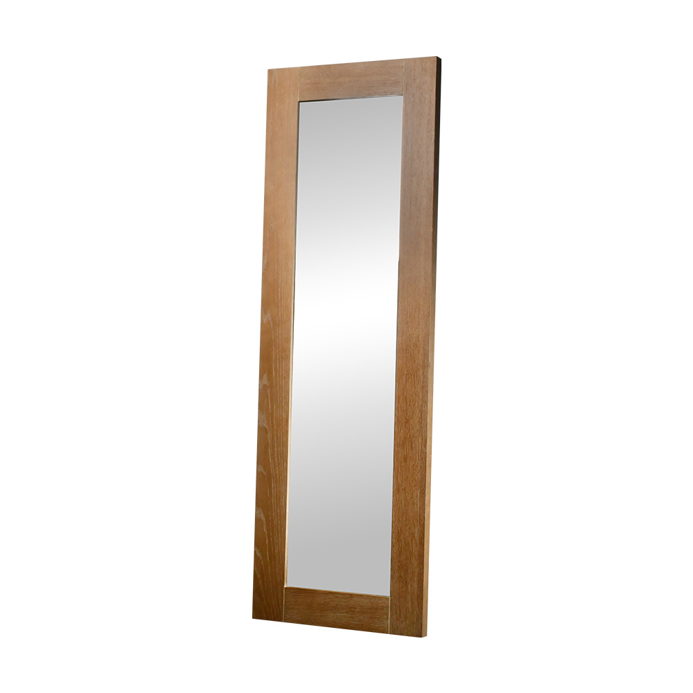 مرآة طولية مودرن بإطار خشبي مرآة طولية مودرن بإطار خشبي