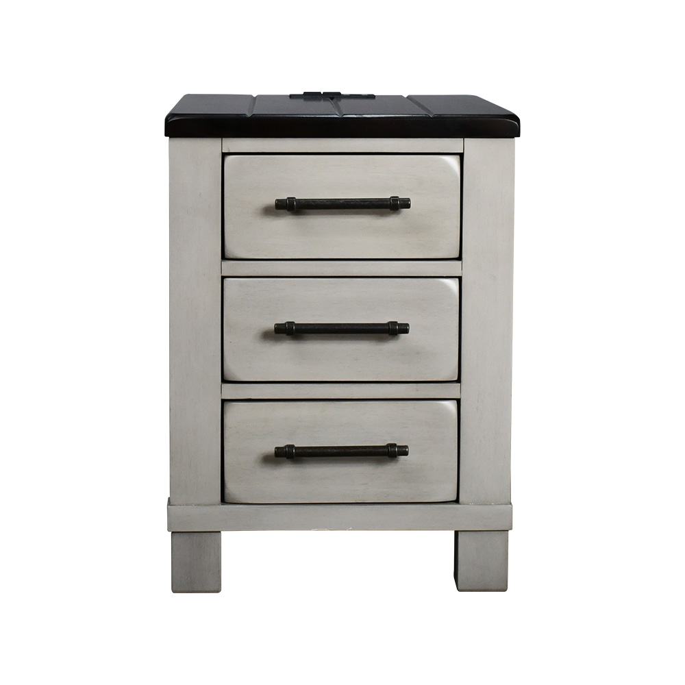 طاولة سرير جانبية 3 أدراج طاولة سرير جانبية 3 أدراج