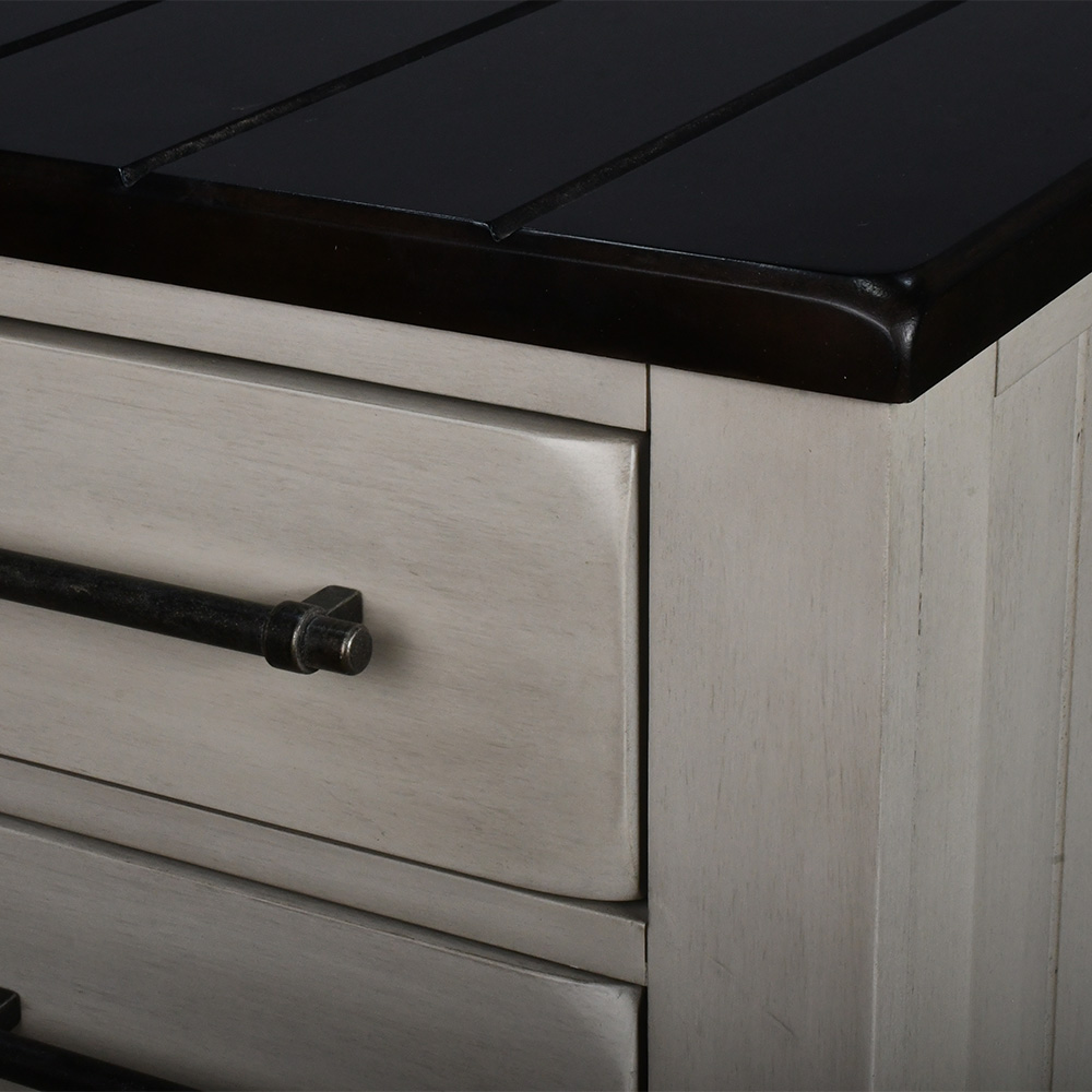 طاولة سرير جانبية 3 أدراج طاولة سرير جانبية 3 أدراج