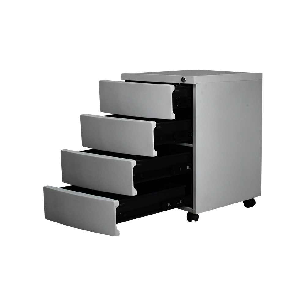 وحدة تخزين 4 أدراج رمادي مودرن وحدة تخزين 4 أدراج رمادي مودرن