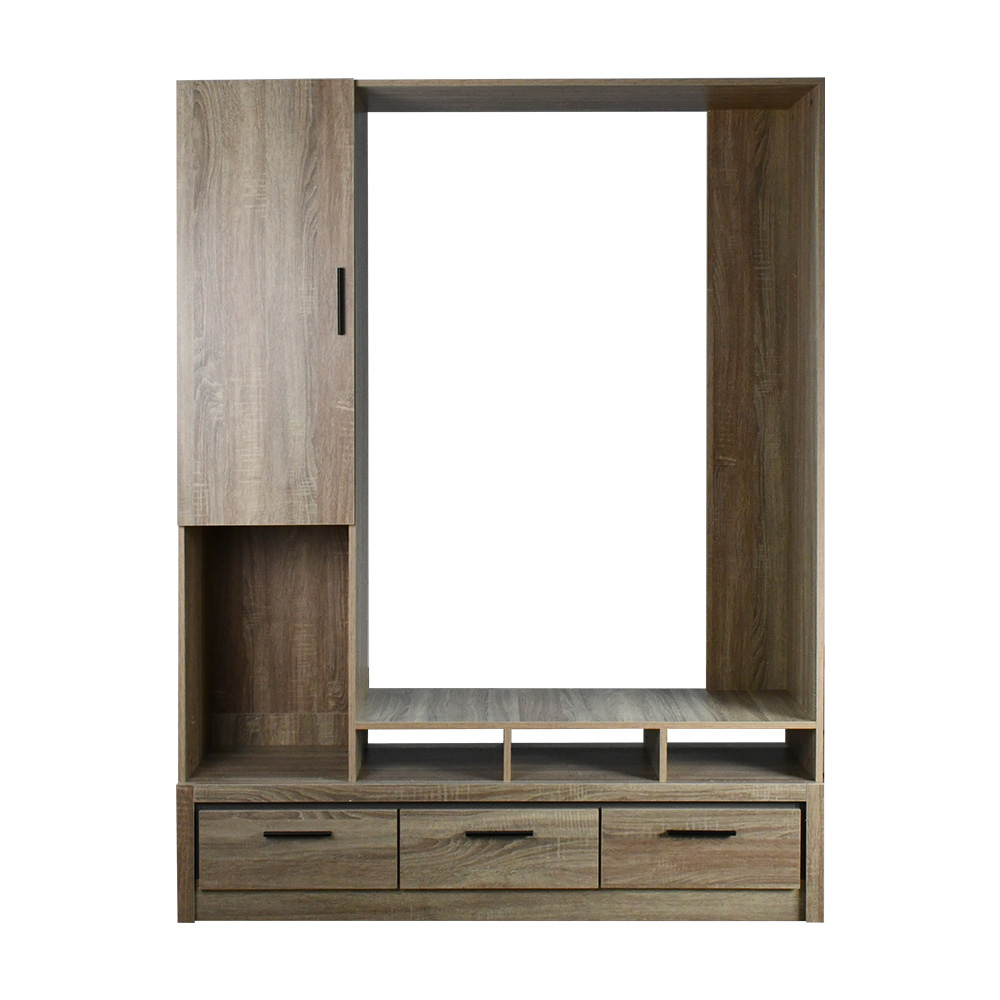 مكتبة مودرن خشبية بـ 4 رفوف 