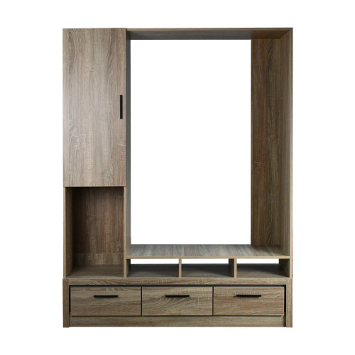 مكتبة مودرن خشبية بـ 4 رفوف 