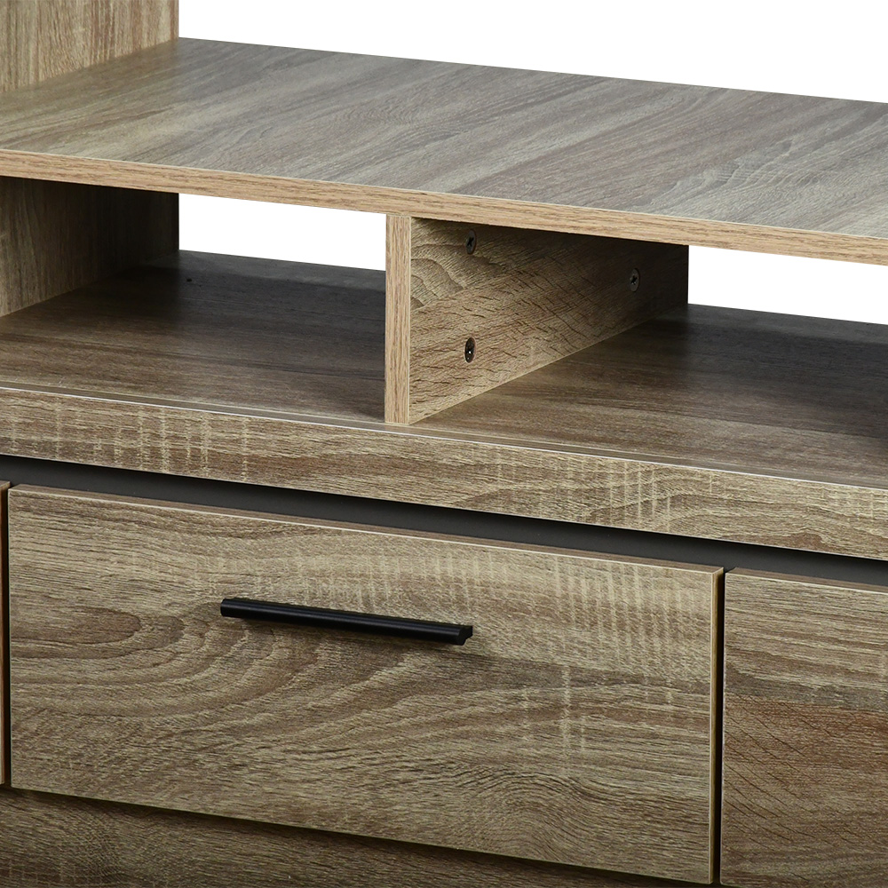 مكتبة مودرن خشبية بـ 4 رفوف 