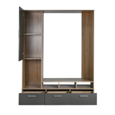 مكتبة مودرن خشبية بـ 4 رفوف 