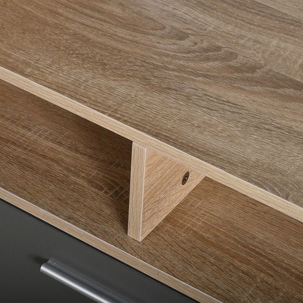 مكتبة مودرن خشبية بـ 4 رفوف 