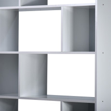 مكتبة مودرن أرفف متداخلة أبيض