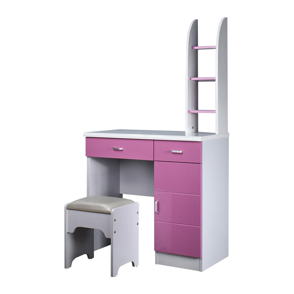 تسريحة غرف أطفال مودرن مع مقعد