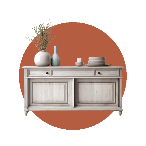 البوفيه والخزانات