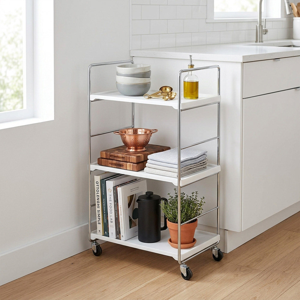 رفوف تخزين معدنية مودرن 3 أدوار 