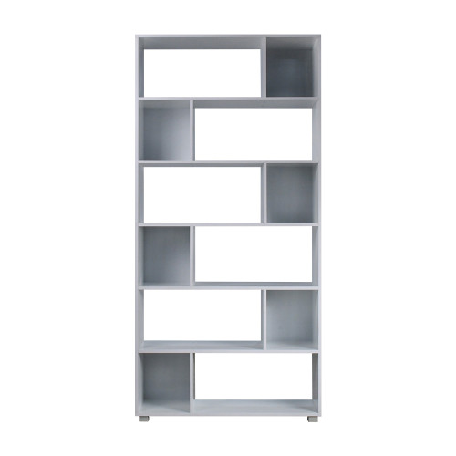 مكتبة مودرن أرفف متداخلة أبيض