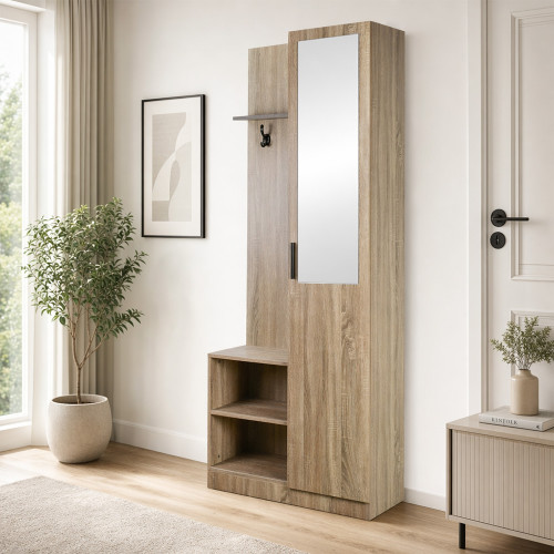 دولاب ومنظم عبايات مودرن بمراية