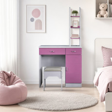 تسريحة غرف أطفال مودرن مع مقعد