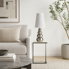 أباجورة طاولة مودرن فضي