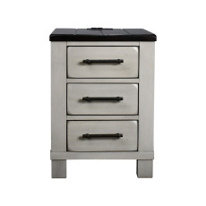 طاولة سرير جانبية 3 أدراج 