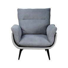 كرسي مفرد فخم رمادي 