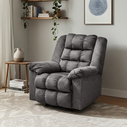 كرسي استرخاء هزاز قماشي مساج قابل للأمالة