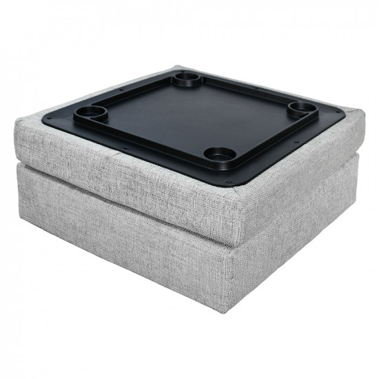 مقعد قماشي مزدوج قابل للتعديل الي طاولة قهوة