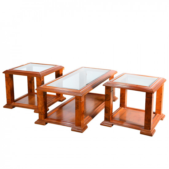 طقم أثاث مكتبي فاخر كلاسيك خشبي