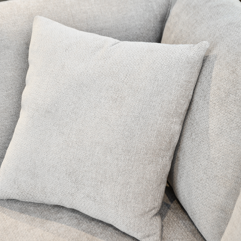 كنبة حرف L تصميم مودرن بقماش فاخر بيج 300×300 سم 