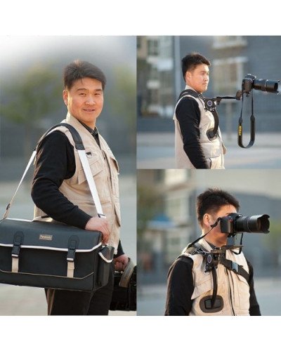 حامل كتف للتصوير Hand Free Shoulder Mount حامل كتف للتصوير Hand Free Shoulder Mount