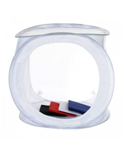 خيمة تصوير مع خلفيات وحقيبه مقاس 50 سم