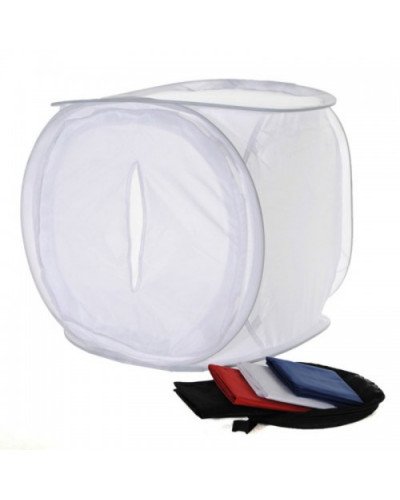 خيمة تصوير مع خلفيات وحقيبه مقاس 50 سم