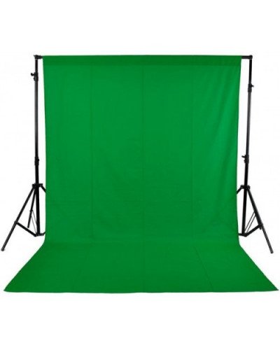 خلفية تصوير قماش لون اخضر مع استاند حامل للخلفيات