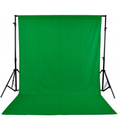 خلفية تصوير قماش لون اخضر مع استاند حامل للخلفيات