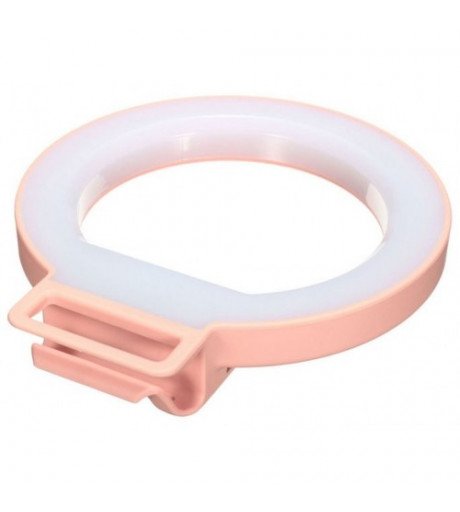 حلقة مزودة باضاءة فلاش LED متنقلة لالتقاط الصور الشخصية للهواتف المحمولة