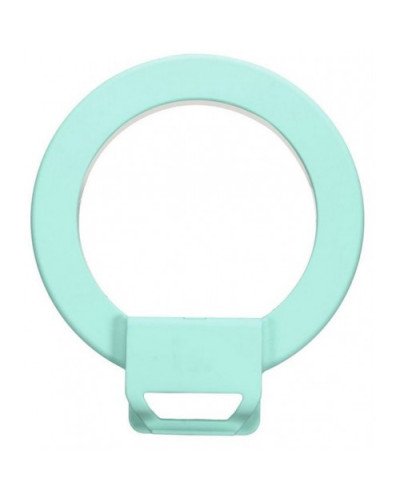 حلقة مزودة باضاءة فلاش LED متنقلة لالتقاط الصور الشخصية للهواتف المحمولة