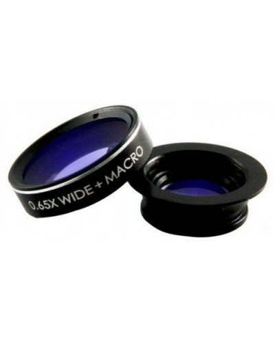 عدسات تصوير لجميع الجوالات وايد انجل ميكرو 2 في 1 lens 2 in 1 UNIVERSAL CLIP for all phones