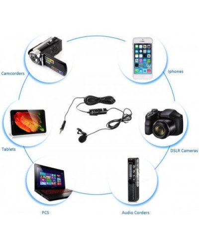 مايك بويا للكاميرات والجوالات طول 6 متر