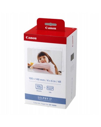 ورق طابعة صور كانون KP-108IN للكانون سيلفي 