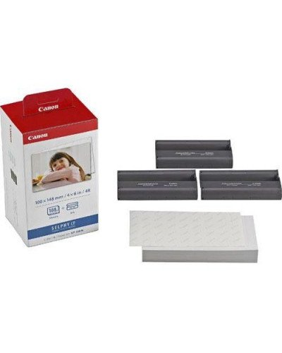 ورق طابعة صور كانون KP-108IN للكانون سيلفي 