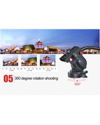 KINGJOY KH-6750 Aluminum Head with Quick Rlease Plate