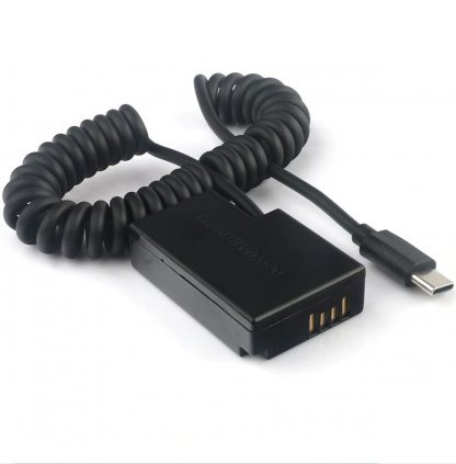 Type-C LP-E17 LP E17 Dummy Battery ACK-E18 DR-E18 DC COUPLER for Canon EOS R8 R10 77D 200D 250D 750D 760D 800D 850D 8000D RP