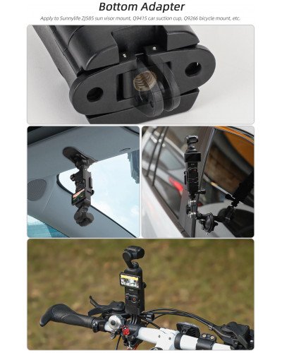 Expansion Adapter Foldable Dual Hooks Adapte for Osmo Pocket 3