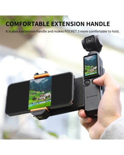 Phone Holder Mount Expansion Adapter Protective Cover for Osmo Pocket 3