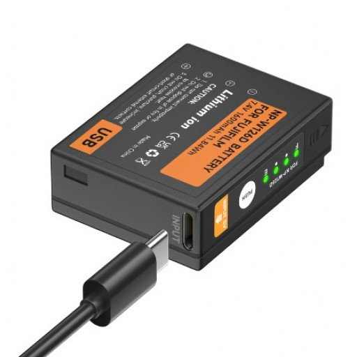 NP-W126S for FUJIFILM Li-ion Rechargeable Battery with USB-C Input