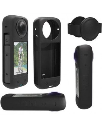 Insta360 X4 Anti-Scratch Protector Case with Lens Cap Silicone Case