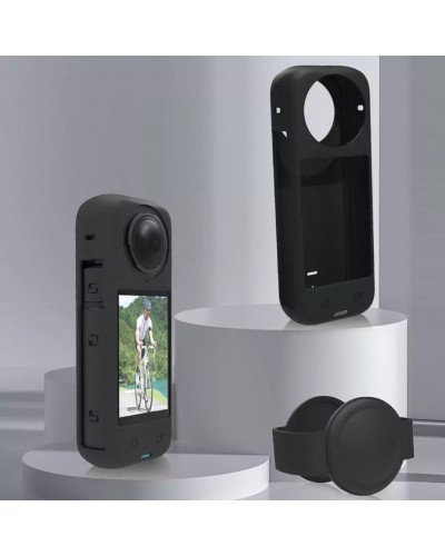 Insta360 X4 Anti-Scratch Protector Case with Lens Cap Silicone Case