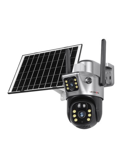 SOLAR CAMERA V380 LS-CS3-4G-EU 2K 4G Dual Lens PTZ 8W Solar Camera Outdoor SOLAR CAMERA V380 LS-CS3-4G-EU 2K 4G Dual Lens PTZ 8W Solar Camera Outdoor
