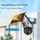 SOLAR CAMERA V380 LS-CS3-4G-EU 2K 4G Dual Lens PTZ 8W Solar Camera Outdoor