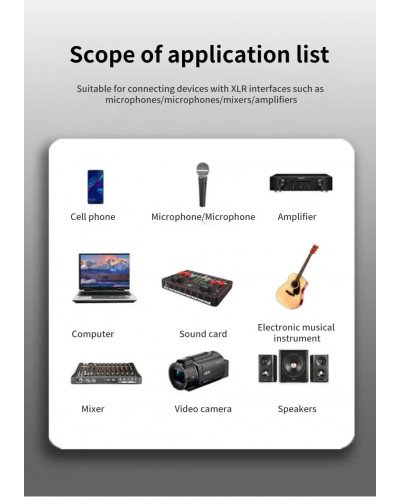 XLR to 3.5mm Audio Cable Microphone Balanced Analog Audio Cord XLR Female to AUX 3.5mm Jack for Computer Phone Speaker Amplifier 5M XLR to 3.5mm Audio Cable Microphone Balanced Analog Audio Cord XLR Female to AUX 3.5mm Jack for Computer Phone Speaker Amplifier 5M