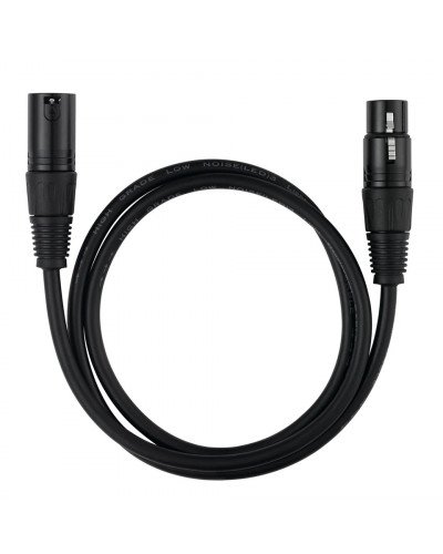 Cable XLR , XLR Male to XLR Male Balanced 3 PIN Microphone Cable , Black 5M 