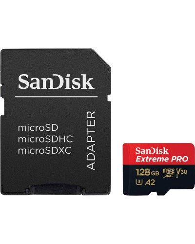 SanDisk 128GB Extreme Pro V30 Micro SD Card (SDXC) UHS-I-200MB/s