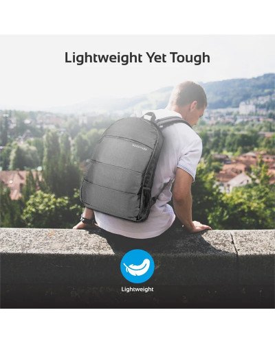 PROMATE Urban Business Travel Backpack for 15.6 inch Laptop-ALPHA-BP-BLACK
