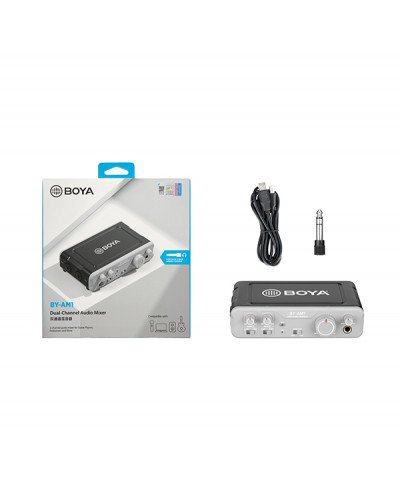 BOYA BY-AM1 Dual-Channel Audio Mixer