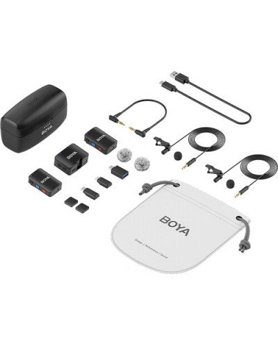 BOYA BOYAMIC 2-Person Wireless Microphone System for Cameras and Mobile Devices