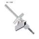 Nicefoto M11-078E End Jaw Vise Clamp 5/8” Pin 200mm Long with Opening 16-80mm Clamp